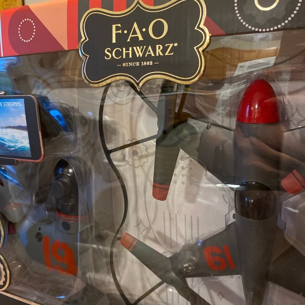 FAO Schwarz Black and Red Drone - Picture 2 of 3